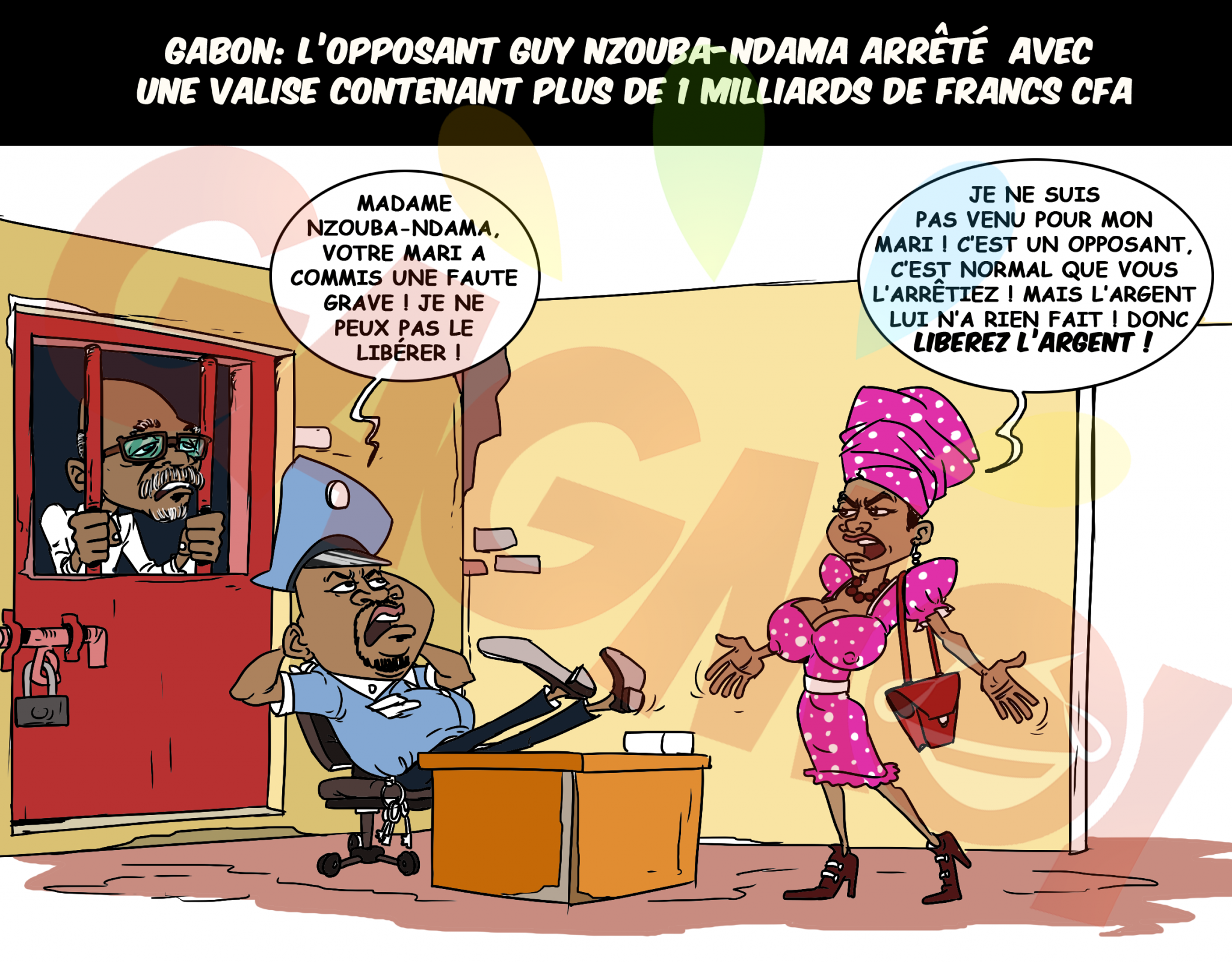 Arrestation opposant Gabon
